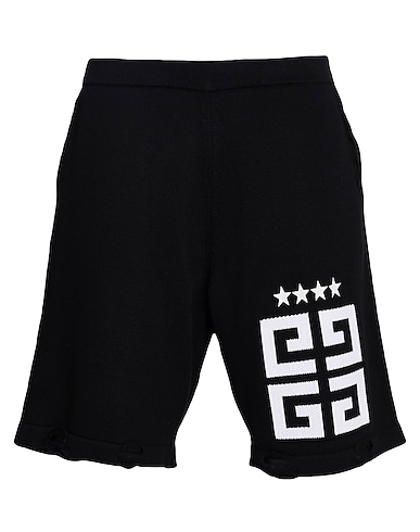 GIVENCHY Shorts & Bermuda Black 100% Cotton