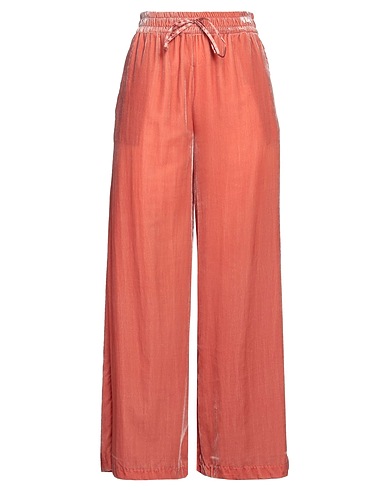 TWINSET Casual pants Salmon pink 75% Viscose, 25% Polyamide