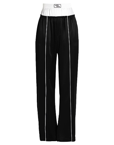 SSHEENA Casual pants Black 82% Triacetate, 18% Polyethylene