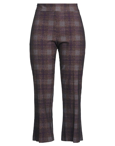 AVENUE MONTAIGNE Casual trouser Mauve 79% Viscose, 18% Polyester, 3% Elastane