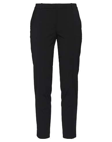 KILTIE Casual trouser Black 96% Virgin Wool, 4% Elastane