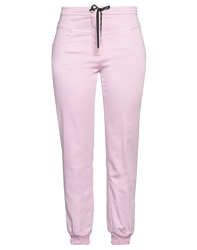 LIU •JO Casual trouser Pink 95% Cotton, 5% Elastane