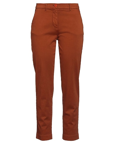 MASON'S Casual trouser Brown 97% Cotton, 3% Elastane