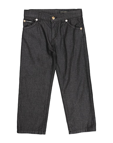 DOLCE&GABBANA Pantaloni jeans Nero 100% Cotone