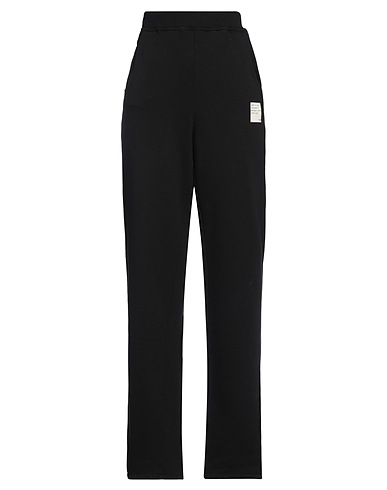 PLEASE Pantalone Nero 100% Cotone
