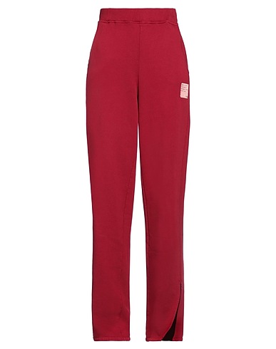 PLEASE Pantalone Bordeaux 100% Cotone