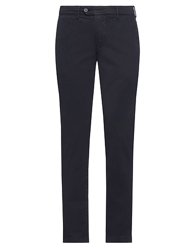 0/ZERO CONSTRUCTION Casual pants Midnight blue 97% Cotton, 3% Elastane