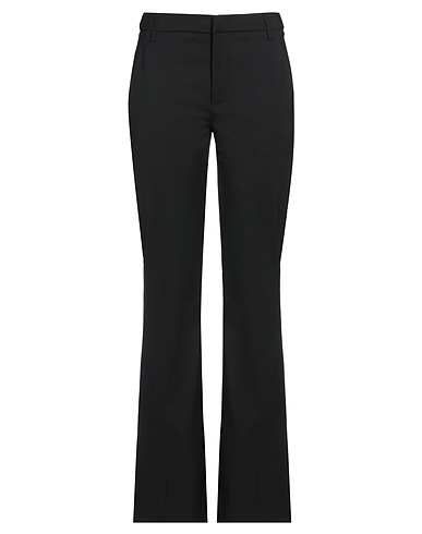 DONDUP Casual pants Black 98% Virgin Wool, 2% Elastane