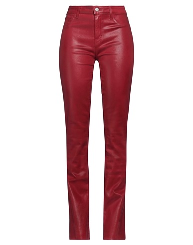 L'AGENCE Casual trouser Burgundy 86% Cotton, 14% Elastane