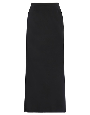DOLCE&GABBANA Maxi Skirts Black 65% Acetate, 29% Polyamide, 6% Elastane