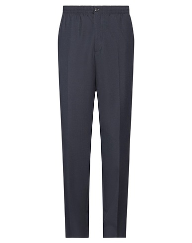 CELLAR DOOR Casual trouser Midnight blue 55% Polyester, 45% Virgin Wool