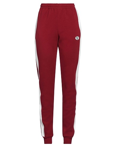 LACOSTE x SPORTY & RICH Casual trouser Burgundy 86% Cotton, 14% Polyamide, Elastane