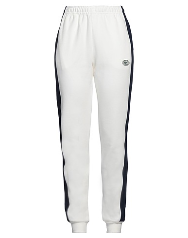 LACOSTE x SPORTY & RICH Casual trouser 86% Cotton, 14% Polyamide, Elastane