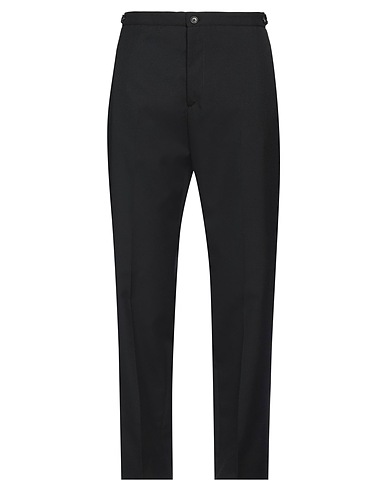 CELLAR DOOR Pantalone Nero 55% Poliestere, 45% Lana Vergine