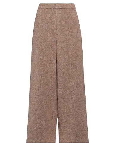 GAUCHERE. Casual trouser Light brown 77% Wool, 20% Polyamide, 3% Virgin Wool, Cotton