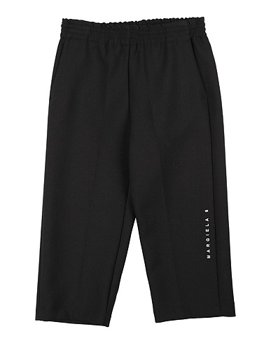 MM6 MAISON MARGIELA Casual trouser Black 54% Polyester, 44% Virgin Wool, 2% Elastane