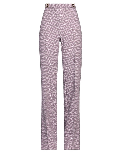 ELISABETTA FRANCHI Casual pants Mauve 96% Viscose, 4% Elastane