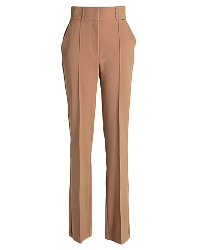 ELISABETTA FRANCHI Pantalone 2 ESSENTIALS Cammello 90% Poliestere, 10% Elastan
