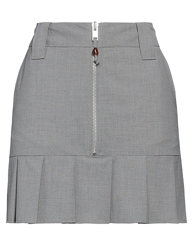 GANNI Mini skirt Grey 48% EcoVero™ viscose, 47% Recycled polyester, 5% Elastane