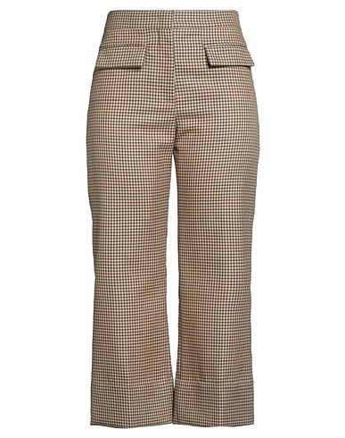 MSGM Casual pants Camel 100% Wool