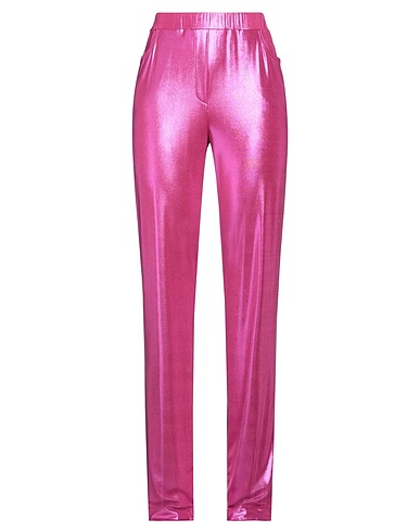 DON'T @ ME Casual trouser Purple 95% Polyester, 5% Elastane