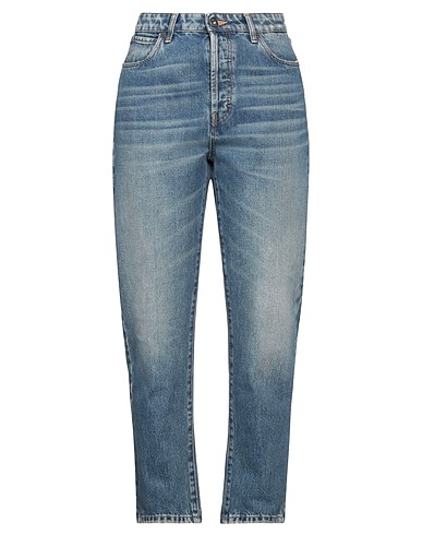 SOLOTRE Denim trousers Blue 100% Cotton
