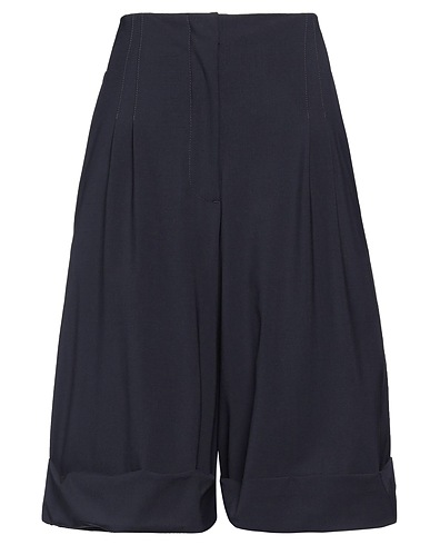 MSGM Shorts & Bermuda BLU NOTTE 96% Virgin Wool, 4% Elastane