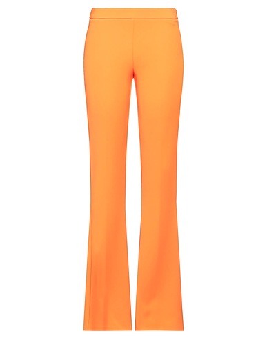 SIMONA CORSELLINI Casual pants Orange 94% Polyester, 6% Elastane