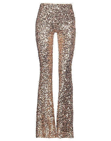 ANIYE BY Casual pants Gold 97% Polyester, 3% Elastane
