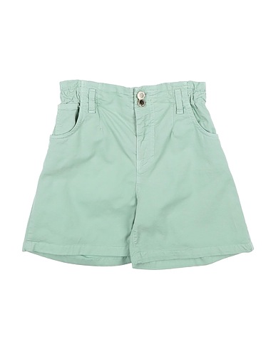 TRUSSARDI JUNIOR Shorts & Bermuda Light green 98% Cotton, 2% Elastane