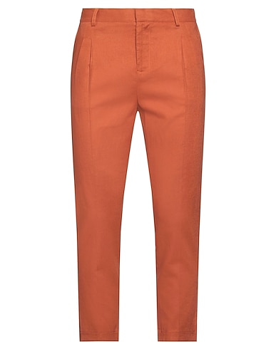 GREY DANIELE ALESSANDRINI Casual trouser 55% Linen, 45% Viscose