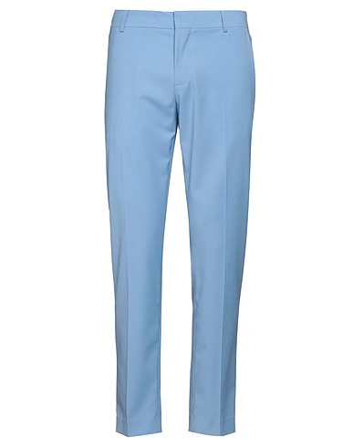 GREY DANIELE ALESSANDRINI Casual trouser 70% Polyester, 28% Viscose, 2% Elastane