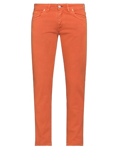 GREY DANIELE ALESSANDRINI Casual trouser Rust 98% Cotton, 2% Elastane