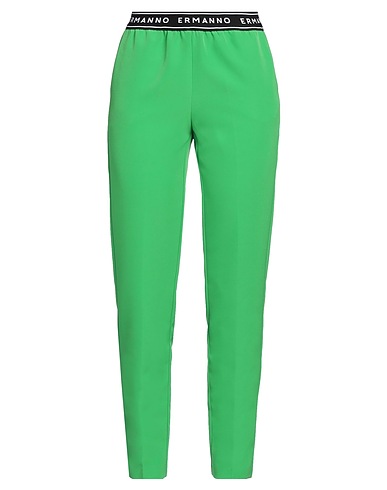 ERMANNO FIRENZE Pantalone Verde 90% Poliestere, 10% Elastan, Poliammide