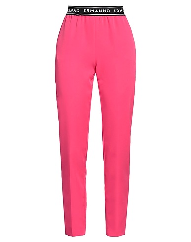 ERMANNO FIRENZE Pantalone Fucsia 90% Poliestere, 10% Elastan, Poliammide