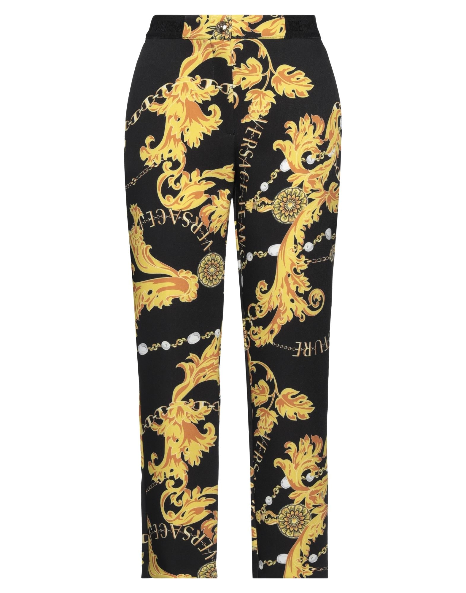 VERSACE JEANS COUTURE | Black Women's Denim Pants | YOOX