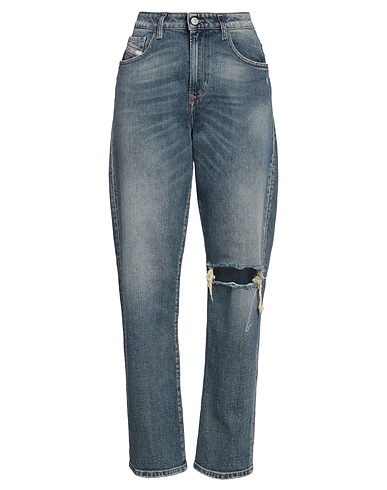DIESEL Denim pants Blue 79% Cotton, 20% Hemp, 1% Elastane
