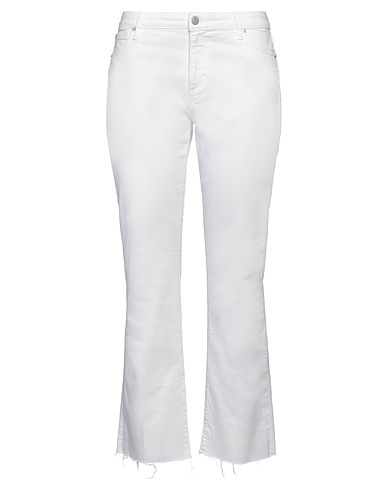THE.NIM STANDARD Casual trouser Ivory 93% Cotton, 5% Elastomultiester, 2% Elastane