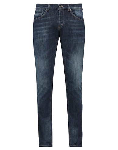 DONDUP Denim trousers Blue 98% Cotton, 2% Elastane