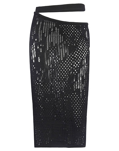 ROBERTA EINER Gonna midi Nero 80% Cotone, 20% Poliestere