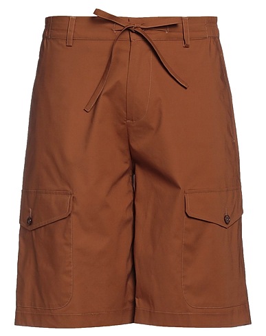GREY DANIELE ALESSANDRINI Shorts & Bermuda Marrone 95% Cotone, 5% Elastan