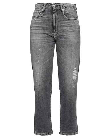 R13 Baggy Black 92% Cotton, 8% Elastomultiester, Calfskin