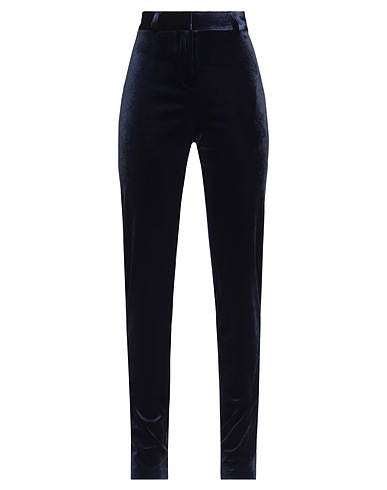 ACTUALEE Casual pants Midnight blue 94% Polyester, 6% Elastane