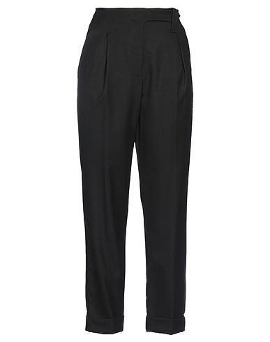 MARELLA Casual trouser Black 72% Polyester, 22% Viscose, 6% Elastane