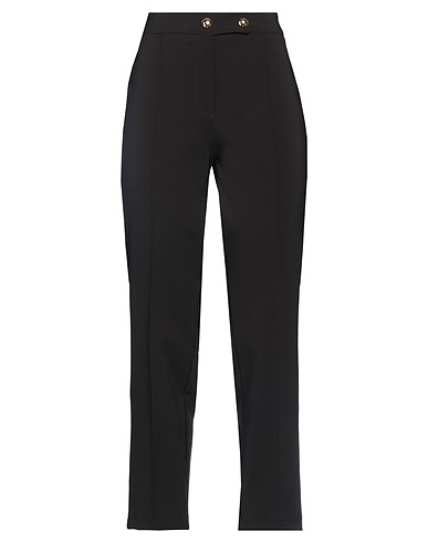 SISTE'S Casual trouser Black 90% Polyester, 10% Elastane
