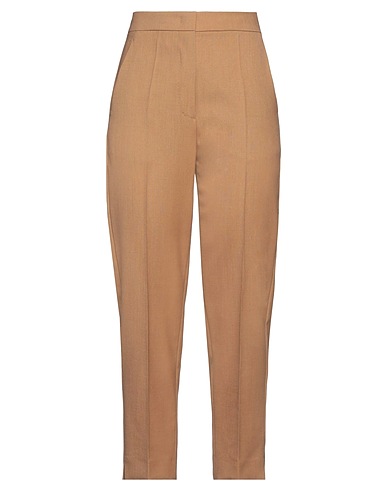 MAX MARA Casual trouser Camel 71% Virgin Wool, 18% Mohair wool, 11% Silk