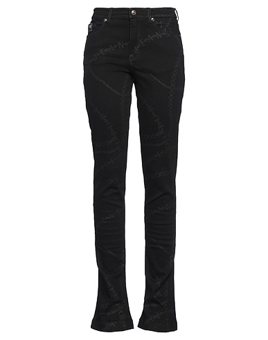 VERSACE JEANS COUTURE Bootcut Jeans Black 98% Cotton, 2% Elastane