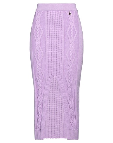 PATRIZIA PEPE Midi skirt Lilac 52% Viscose, 26% Polyester, 22% Polyamide