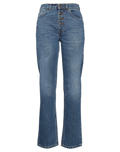 TWINSET Denim trousers Blue 100% Cotton