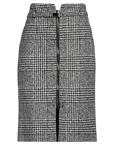 TOM FORD Midi skirt Black 77% Virgin Wool, 12% Alpaca wool, 11% Polyamide, Cotton, Viscose